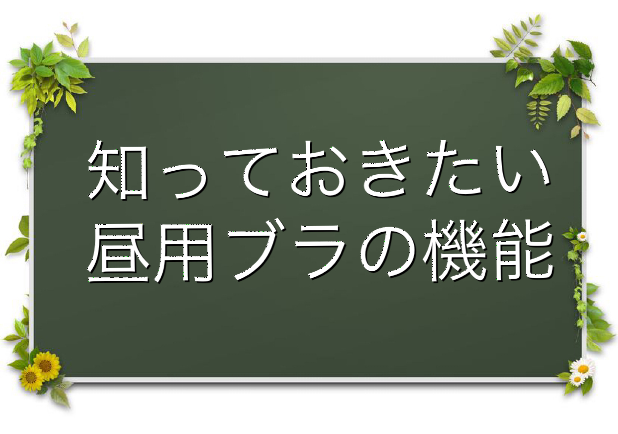 バストアップ　ブラ　日中